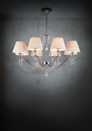 Люстра 8*E14 40Вт Никель IP20 Talia MOD334-PL-08-N Maytoni