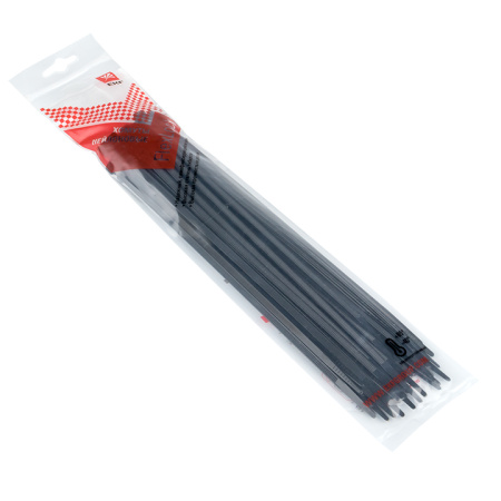 Хомут P6,6 стандартный (ч), 4,8x250 (50шт) FlexLock PROxima EKF