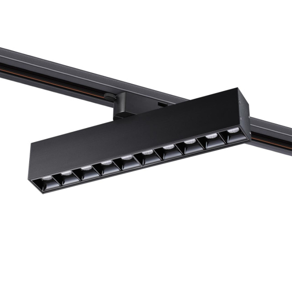 Св-к трековый однофазный IP20 LED 4000K 16W 220V ITER черный B NOVOTECH