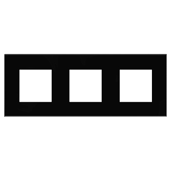 Рамка "Avanti", "Черный квадрат", 3 поста (6 мод.) DKC