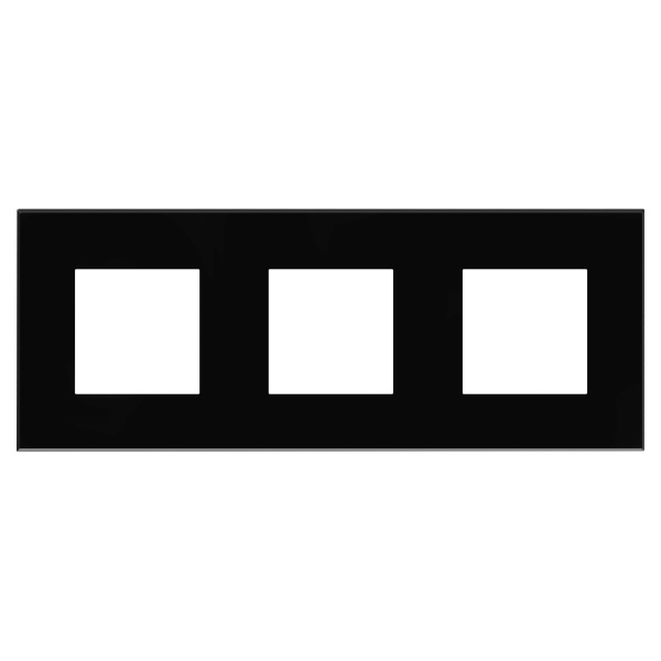 Рамка "Avanti", "Черный квадрат", 3 поста (6 мод.) DKC