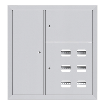 Щит этажный 6 кв, слаботочка слева (1000х950х150) Basic EKF