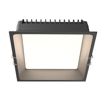 Встраиваемый светильник LED 24Вт Черный IP44 Downlight DL056-24W3-4-6K-B Technical Maytoni