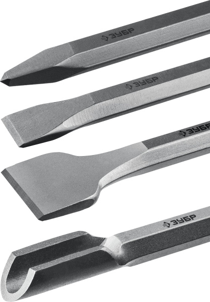 ПРОФЕССИОНАЛ БУРАН SDS-Plus Набор зубил 250 мм, 4 шт ЗУБР