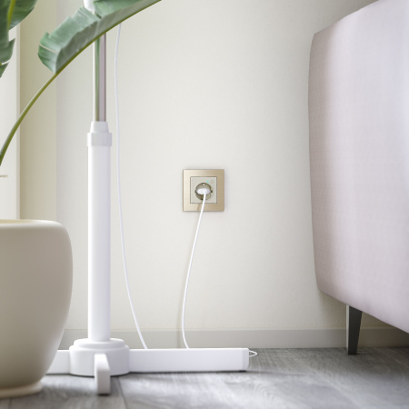 Aluminium Рамка на 1 пост (шампань алюминий) Werkel