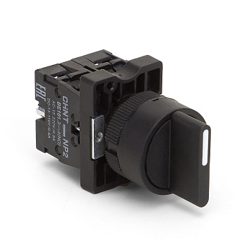 Переключатель NP2-ED33, 3 положения фиксацией, 2НО, IP40 (R) CHINT