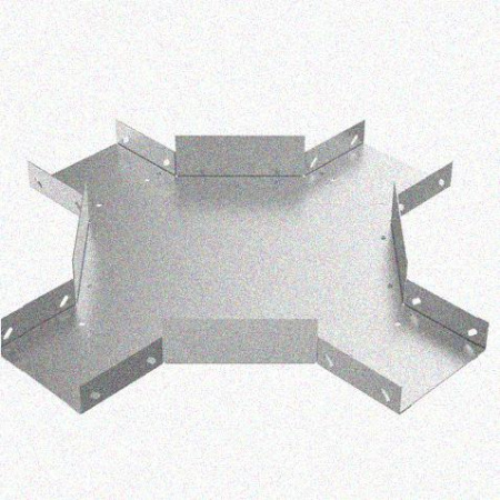 Лоток крестообразный замковый глухой КМЗГ 200х100 У3, окрашенный, S1,5