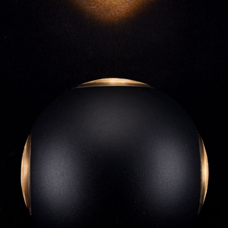 Бра 4Вт 3000K Черный IP20 Gansevoort O575WL-L12B Outdoor