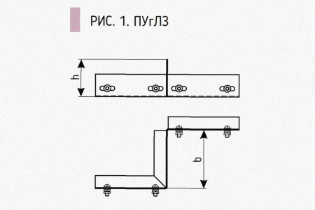 Соединитель-переходник замковый ПУгПЗ 50х65 УТ1,5, оцинкованный лист S1,0