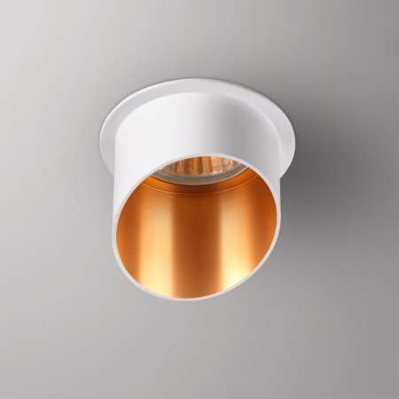 Встр.св-к IP20 GU10 50W 220V BUTT белый C NOVOTECH