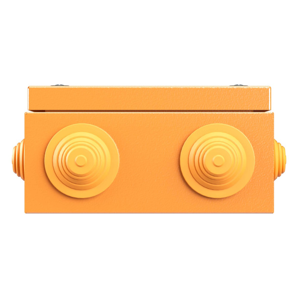 Коробка стальная FS с кабельными вводами и клеммниками, IP55, 150х150х80 мм, 6р, 450V, 32A, 10 мм2, нерж.контакт DKC