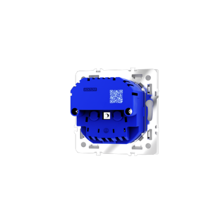 Розетка встраиваемая Voltum S70 с заземлением и защитными шторками, 16А, с USB, A+C, (белый глянцевый)