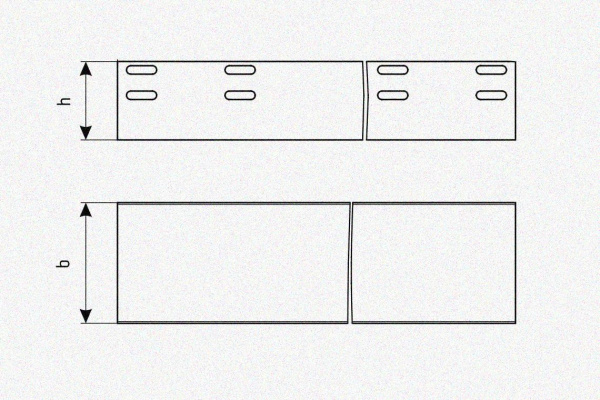 Лоток глухой ЛМГ 50х25х2000 УХЛ1, оцинкованный лист S1,0