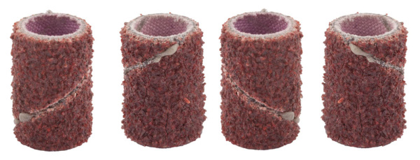 Лента абразивная, P 80, посадка d 6,3, L 12,7мм, 4шт ЗУБР