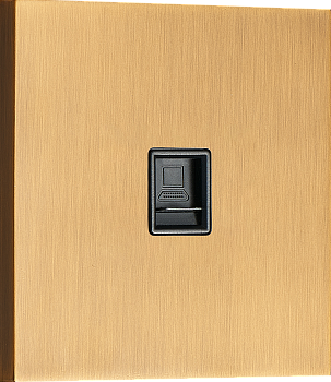 Donel N96 Компьютерная розетка RJ45 cat.6/ClassE, Латунь, серия DT