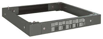 Цоколь перфорированный с щеточным вводом 800 x 800 x 100 для напольных 19" IT-корпусов ДКС серии CQE, RAL7011 DKC