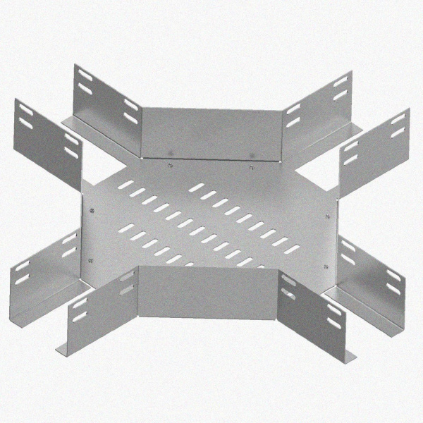 Лоток крестообразный перфорированный КМ 200х65 У3, окрашенный, S1,5