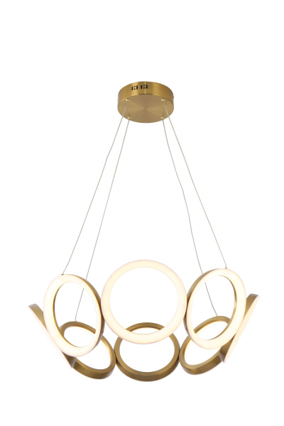 Светильник подвесной OLIMPIA ZRS.30101.112 112Вт 3000/4000/6000K IP20 Латунь Zortes