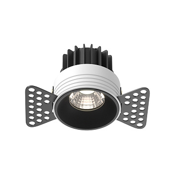 Встраиваемый светильник LED 7Вт Черный IP20 Downlight DL058-7W4K-TRS-B Technical Maytoni