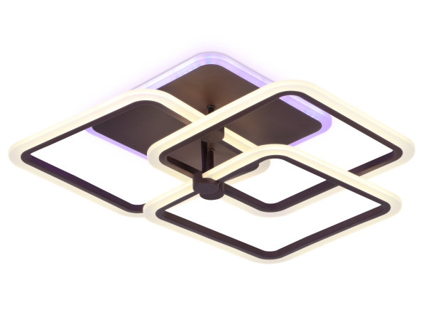 Потолочный светодиодный светильник с пультом FA535/3 CF кофе 118W 510*510*140 (ПДУ РАДИО 2.4) Ambrella Light