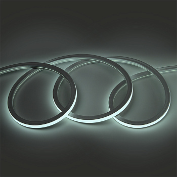 Лента "Гибкий Неон" GLS-2835-120-9.6-220-IP67-BSNL-6 квадрат катушка 50м General