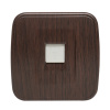 Минск Розетка RJ-45 1-местная ОП , 1А, 120В, тёмное дерево EKF