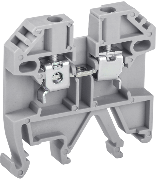 Клемма винтовая КВИ-2,5мм2 серая IEK