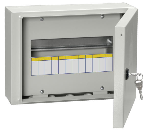 Корпус металлический ЩРн-12 (240х330х120мм) IP54 IEK