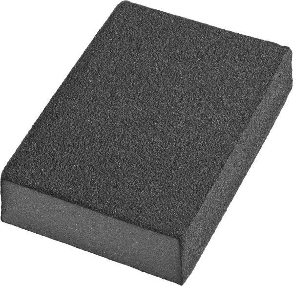 Губки шлифовальные четырехсторонняя, средняя жесткость, Р120, 100х68х26мм DEXX