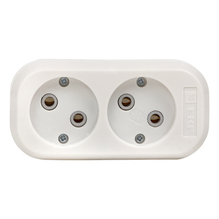 Колодка 2 гн, 10А 2,2кВт б/з Эксперт PROxima EKF