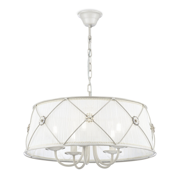 Люстра 5*E14 40Вт Жемчужный белый IP20 Lea ARM369-05-G Maytoni