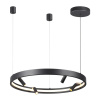 Подвесной св-к с ПДУ IP20 LED 45W+25W 1952Лм 3000-6000K металл/черн с золотом FONDA ODEON LIGHT