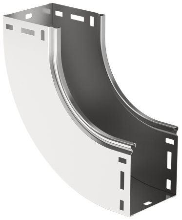ESCA Поворот плавный 90град тип В10 100х100мм IEK
