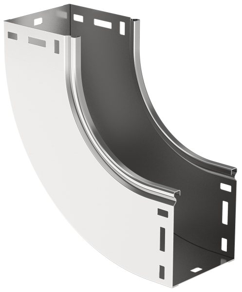 ESCA Поворот плавный 90град тип В10 100х100мм IEK