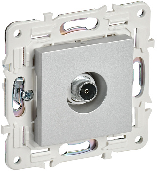 SKANDY Розетка TV оконечная SK-A12S серебряный IEK