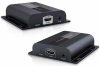 Удлинитель HDMI по витой паре CAT5/5e/6 до 80/100/120 метров поверх протокола IP, FullHD, ИК