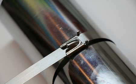 Хомут стальной STEKKER SSCT46-400 4,6х400мм, d пучка max 121мм, нагрузка 50кг, серый Хомут стальной STEKKER SSCT46-400 4,6х400мм, d пучка max 121мм, нагрузка 50кг, серый