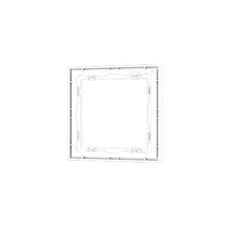Рамка пластиковая Voltum S70 на 1 пост, (белый матовый)