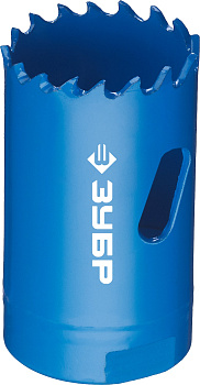 32мм, коронка биметаллическая, быстрорежущая сталь ЗУБР