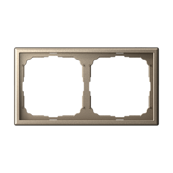 ARTGALLERY 2-постовая РАМКА, универсальная, ШАМПАНЬ Systeme Electric