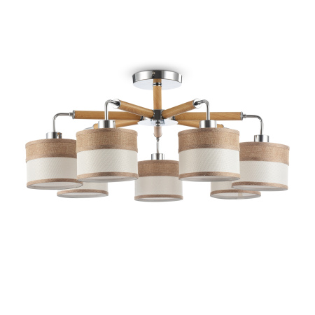 Потолочный светильник 7*E27 40Вт Хром IP20 Helen FR5329-PL-07-CH Freya