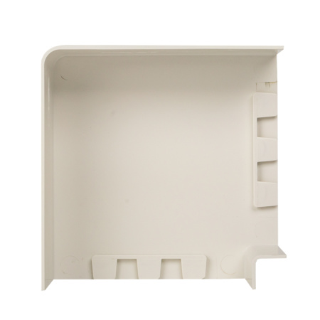 Поворот 90 гр, (100х40) (2 шт) белый EKF-Plast