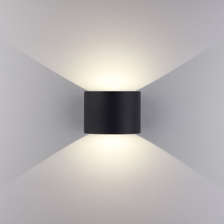 Уличный настенный светодиодный светильник 7Вт 4000К черный IP54 Blade (a038828) Elektrostandard