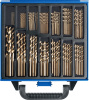 КОБАЛЬТ 99шт(1-10мм), Набор сверл по металлу, сталь Р6М5К5, класс А, мет.бокс ЗУБР