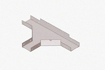 Лоток тройниковый глухой ОТГ 150х65 УХЛ1, горячее цинкование, S1,0
