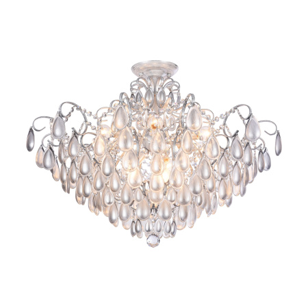 Люстра 9*E14 40Вт Серебро IP20 Chabrol FR2302CL-09S Freya