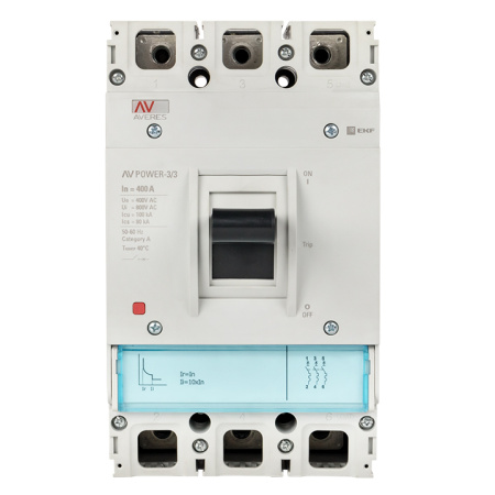 Выключатель автоматический AV POWER-3/3 400А 100кА TR AVERES EKF