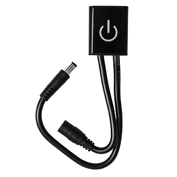 04-07 Выключатель бесконтактный, 12/24В, 72/144Вт, 6А, вход. кабель 100мм, выход.200мм, 30.8 х 8.7 х38 мм Apeyron