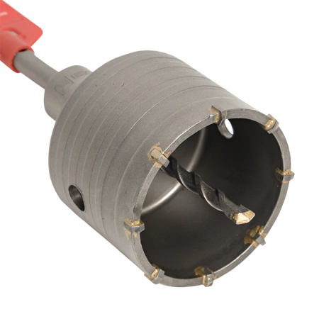 Коронка буровая по бетону с оснасткой TCT-72 М22 SDS-plus Master EKF