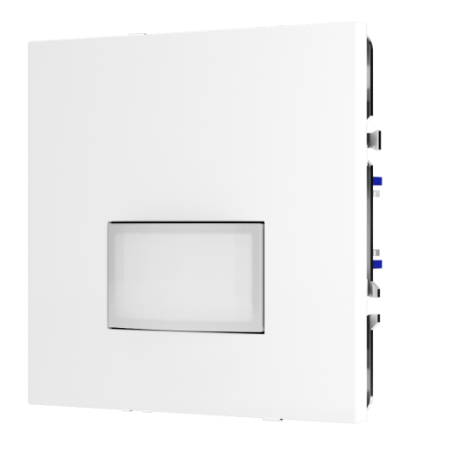 Датчик движения встраиваемый Voltum S70, (белый глянцевый)